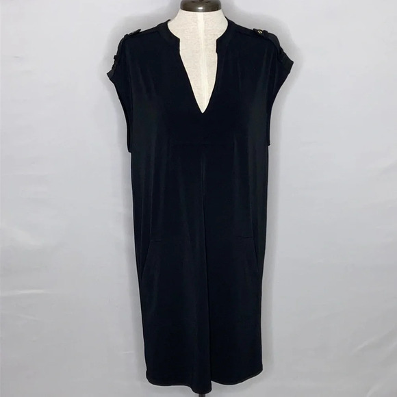 Robert Rodriguez June Dress in Smudge Black - LG - Picture 1 of 9